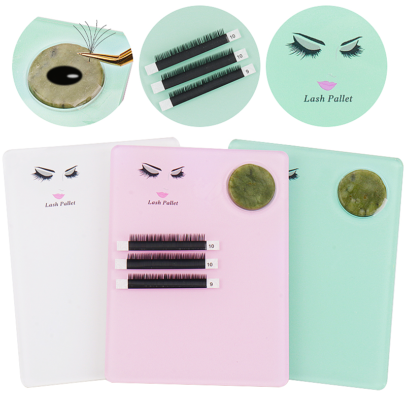 Lash Tile Palette - 1 sztuk akrylowy jadeitowy kamień płyta