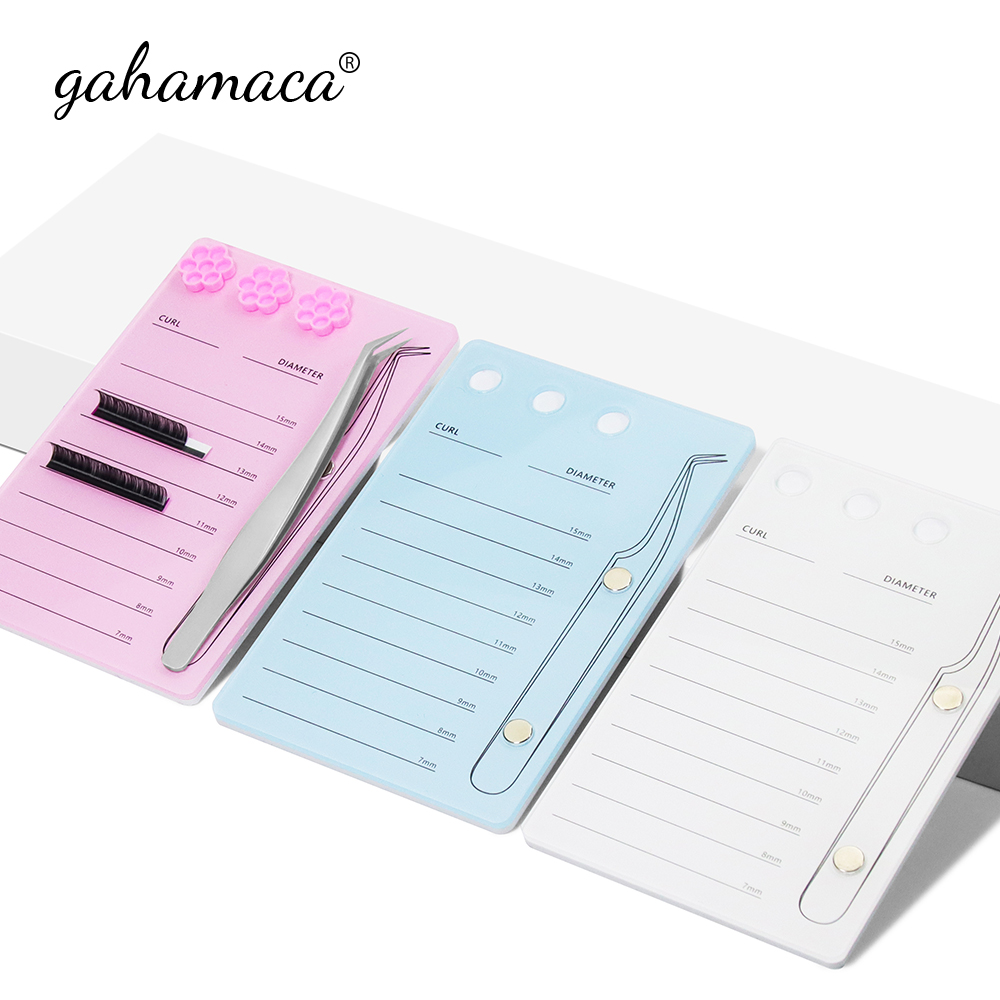 Lash Tile Palette - Akrylowe rzęsy GAHAMACA pokrowiec pojedyncza paleta