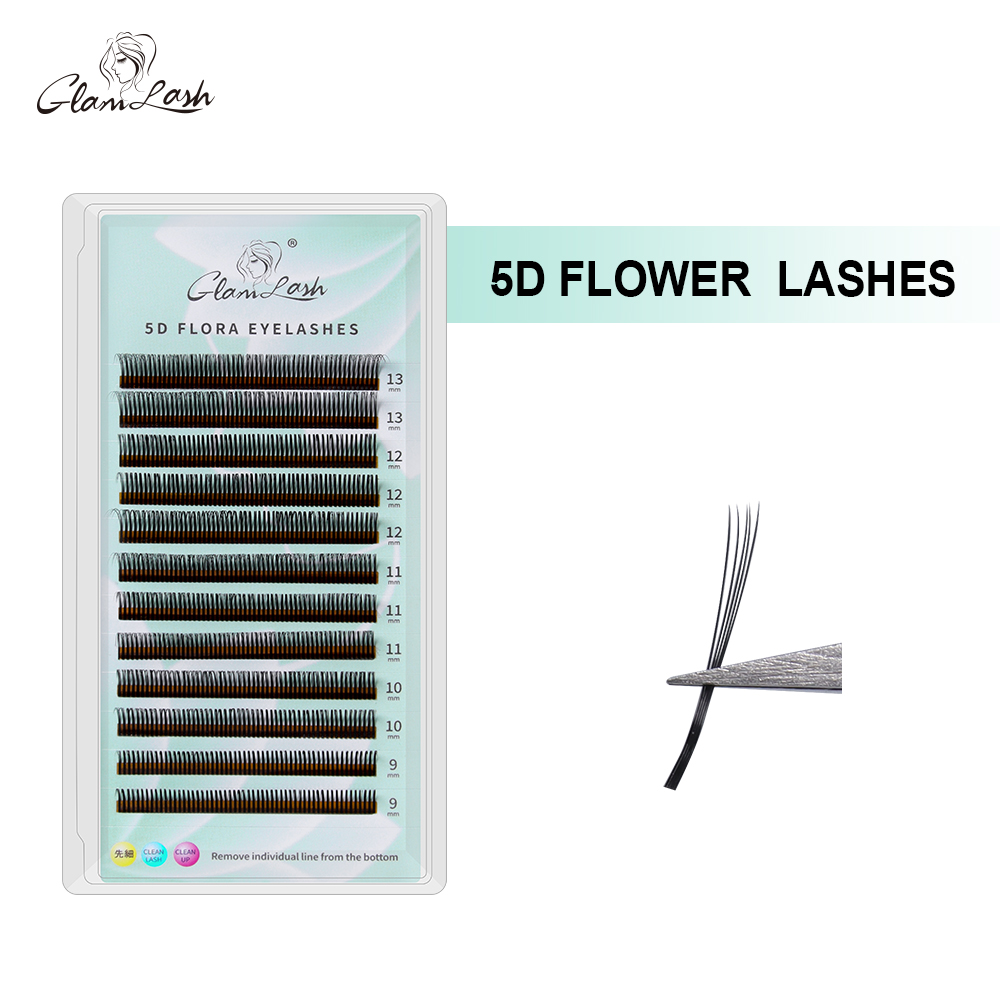 Eyelash Extension Anime Style - GLAMLASH 5D Rzęsy Kwiatki Objętościowe z