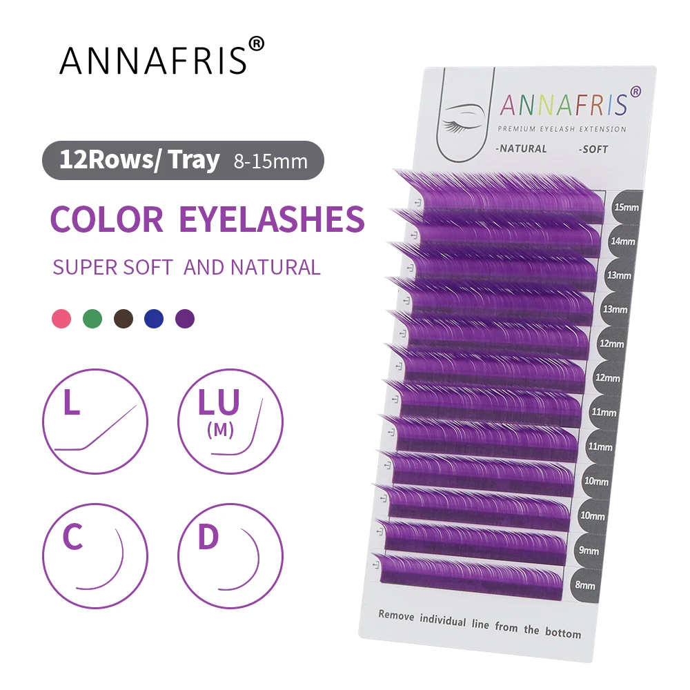 ANNAFRIS kolorowe sztuczne rzę – Lash Tile Palette recenzja i cena