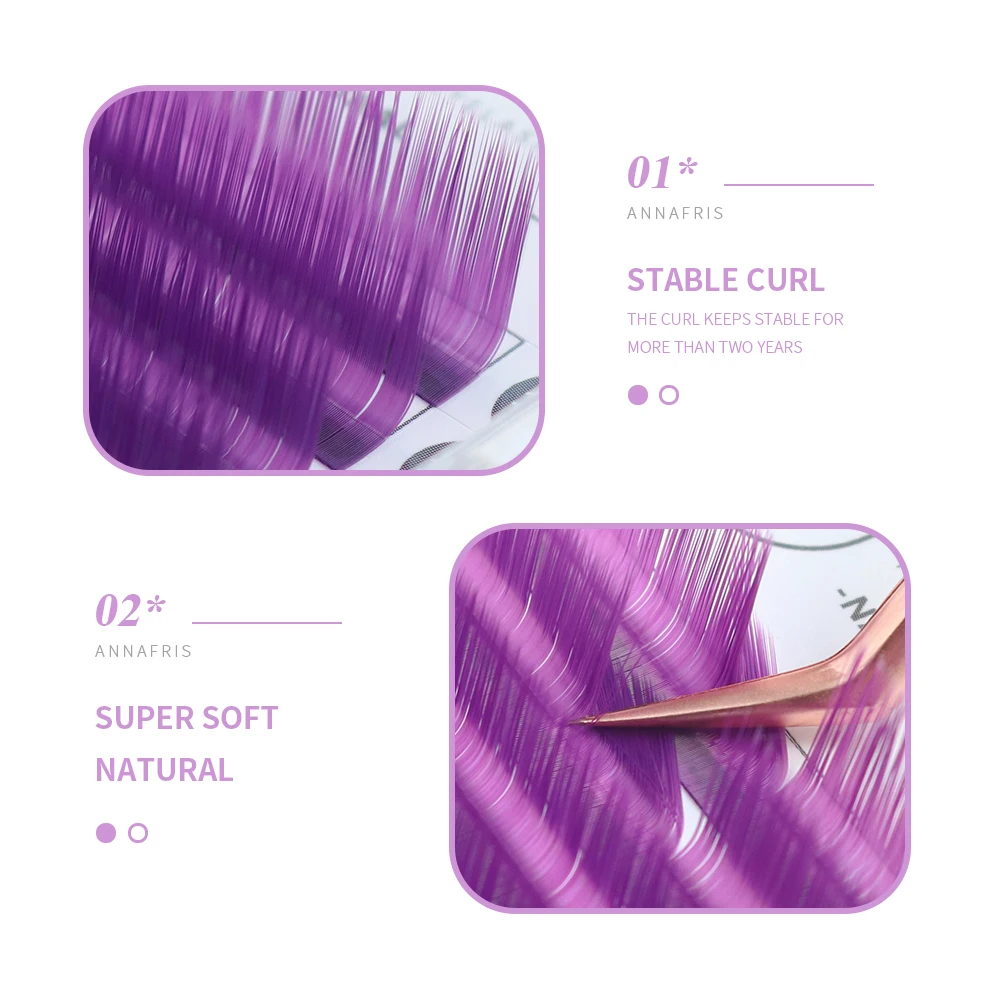 ANNAFRIS kolorowe sztuczne rzę – Lash Tile Palette recenzja i cena