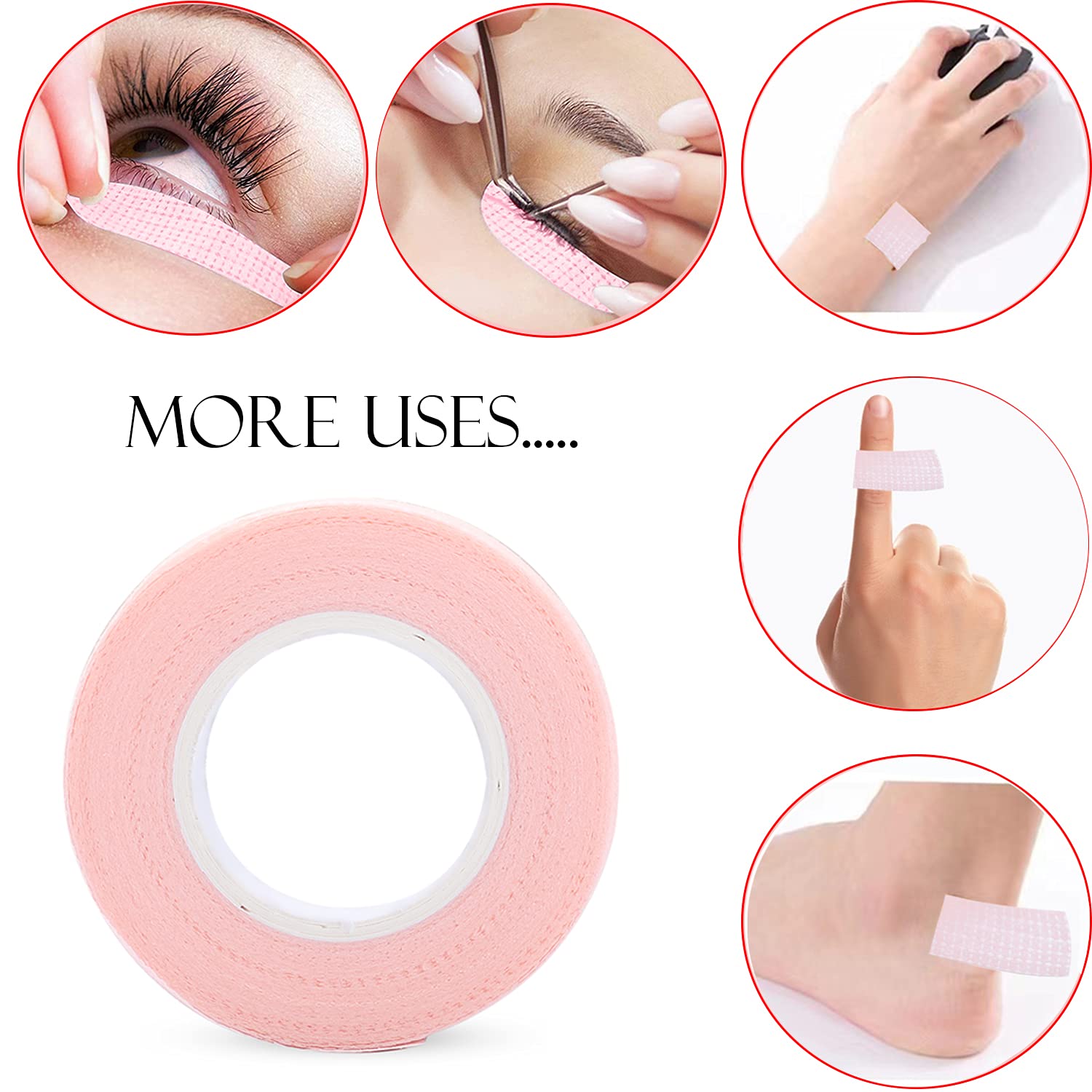 6 rolek taśmy do rzęs, samoprz – Eyelash Extension Class recenzja i cena