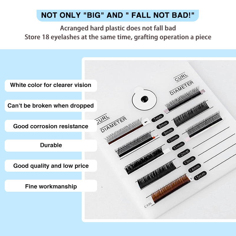 MASSA NEW Grafting Eyelash Tab – Lash Tray Organizer recenzja i cena